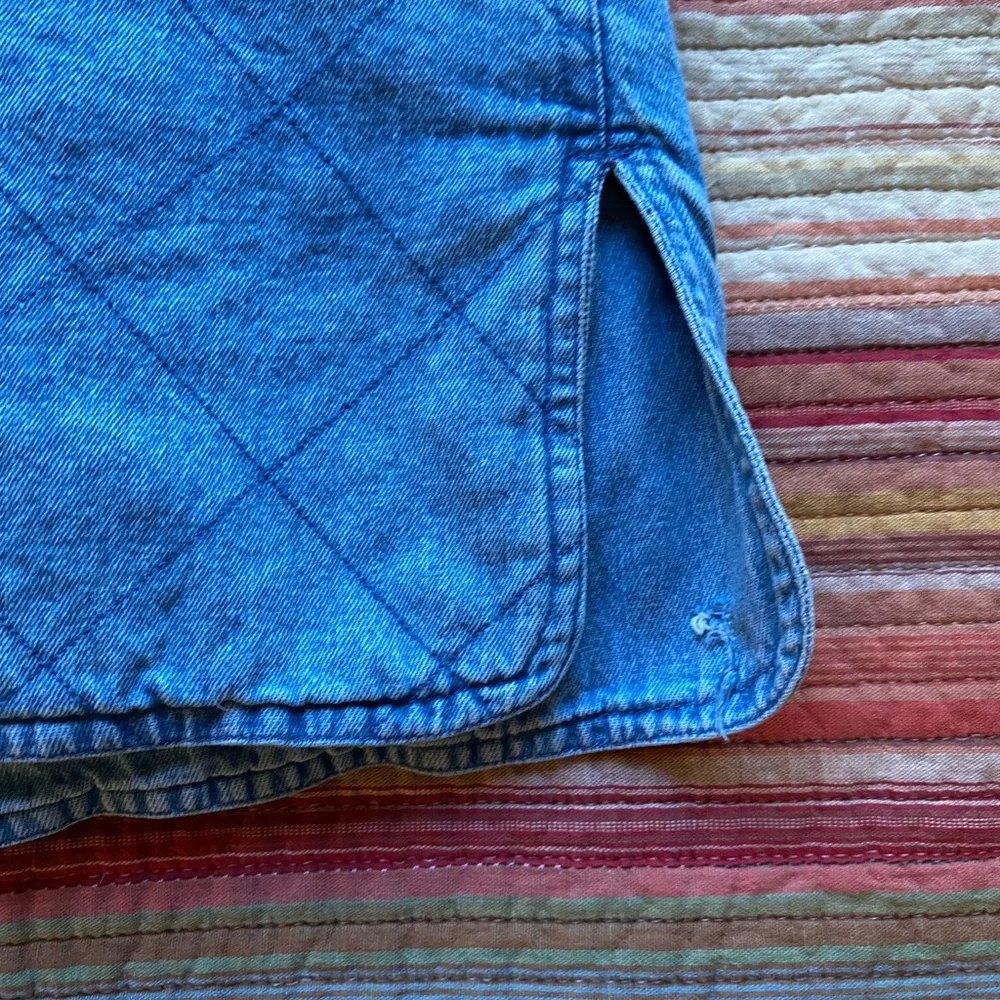 VTG Denim Vest, women’s small - Picture 6 of 7